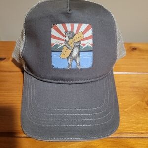 Gray California Unisex Trucker Hat. New Never Worn